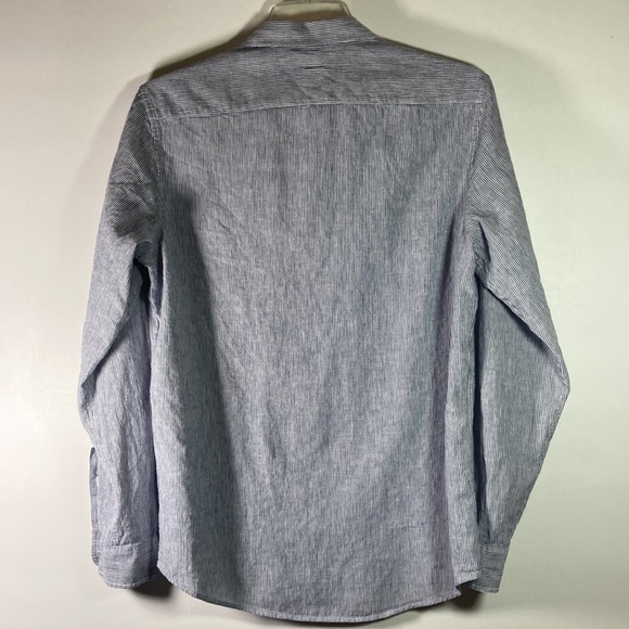 Michael Kors Classic Fit Striped Shirt Size M - Picture 6 of 11